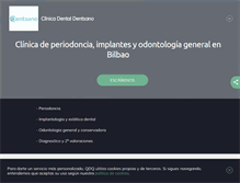 Tablet Screenshot of clinicadentaldentsano.com